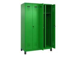 locker voor scheiding van kleding,HxBxD 1950x1200x500mm,4vak