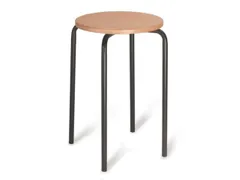 Stapelkruk 580Mm Zit/onderstel Beuken/zwart