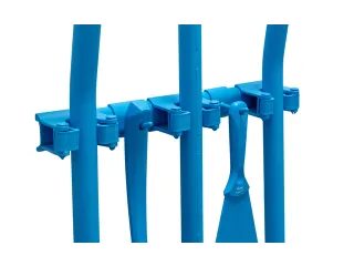 Ophangrek Vikan Hi-Flex Wand 420mm Blauw 3 klemmen, 2 haken - 4