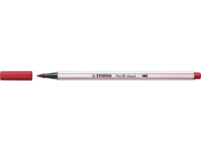 Brushstift STABILO Pen 568/50 donkerrood