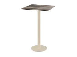 statafel,HxBxD 1090x700x700mm,rechthoekig,schotelvoet zandkleuren