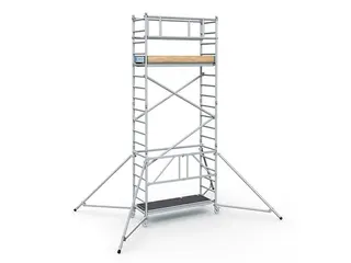 klapsteiger,platform BxD 1800x720mm,steiger H 3,55m,aluminium - 1