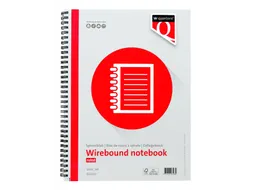 Spiraalblok Quantore A4 lijn spiraal 100vel 70gr