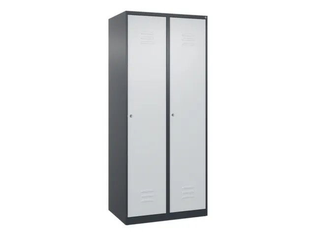 locker voor scheiding van kleding,HxBxD 1850x800x500mm,2vak