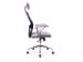Moderne bureaustoel in hoogte verstelbaar creme stof netrug - 1