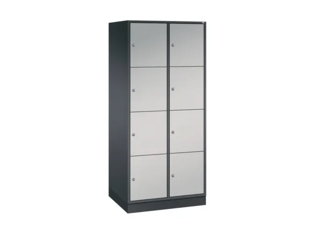 armoire multicases grand volume,HxlxP 1950x820x600mm,2x4compartiments