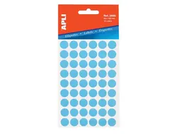 Apli Ronde Etiketten Ø13mm Blauw
