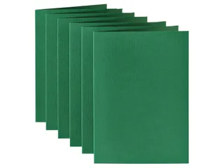 Correspondentiekaart Papicolor dubbel 105x148mm dennengroen pak 6 st - 2