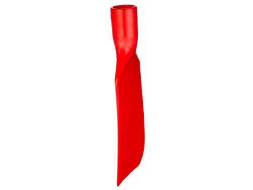 Hygiene flexibel spatelblad Rood met steelaansluiting 220mm
