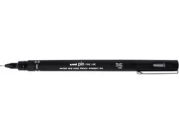 Fineliner Uni-ball Pin zwart 0.3mm