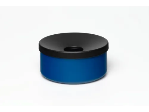 Tafelasbak H X Ø 80x 155mm Plaatstaal Blauw