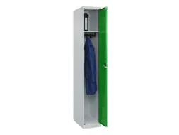locker,HxBxD 1850x300x500mm,1vak,vak B 300mm,cil.-slot,staand op vloer