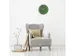 Wandklok Nextime dia 40cm Groen glas/Aluminium Classy Medium