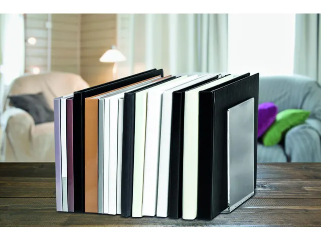 Boekensteun MAUL acryl 12x12x17cm set 2 glashelder