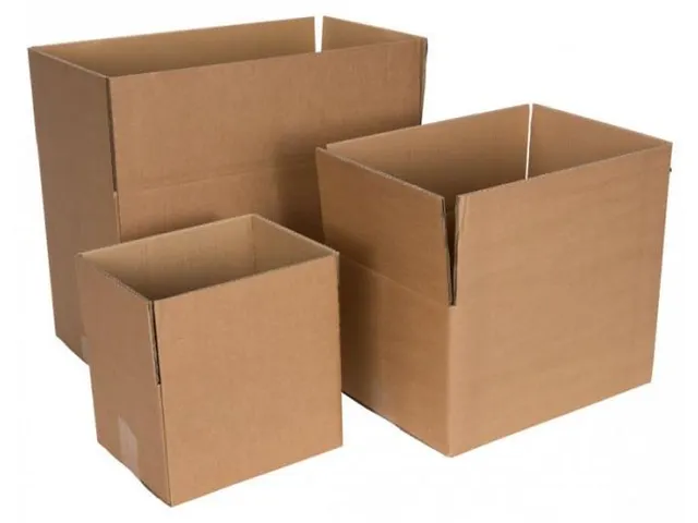 Verzenddoos, enkele golf, bruin, ft 305 x 220 x 60 mm