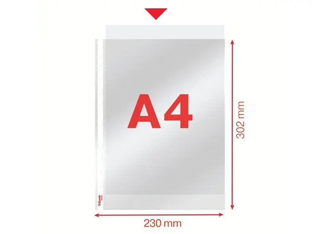 Showtas Esselte 56066 standaard A4 PP 0.06mm 11-gaats