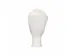 Koksmuts Grande Lux non woven viscose Wit 25cm geperf. kroon 50 stuks