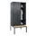 locker met bank,HxBxD 2120x900x815mm,3vak,vak B 300mm,draaigrendel