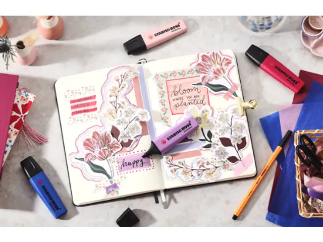 Markeerstift STABILO Boss 70/128 Wildflower ultramarijn blauw