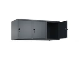 opzetkast,v. locker,3vak.,vak B 400mm,HxBxD 500x1200x500mm