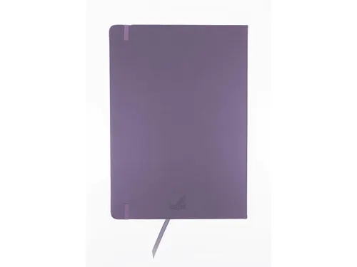 Schetsboek Kangaro A4 heather purple PU HC 80 vel 140gr roomwit met el
