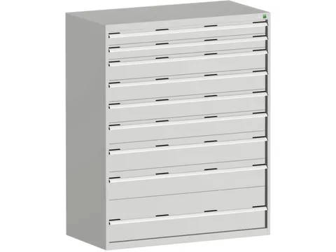 ladekast,HxBxD 1600x1300x650mm,9lade(n),lade voor normale belastingen