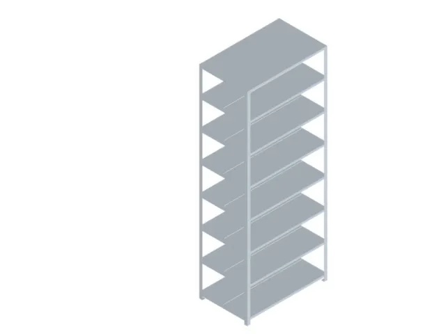 dossierstelling,grondveld,HxBxD 2550x1000x600mm,vaklast 90kg