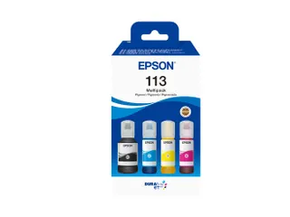 Epson 113 EcoTank Navulinkt Set Zwart + 3 Kleuren - 1