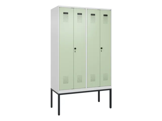 locker voor scheiding van kleding,HxBxD 2120x1200x500mm,4vak