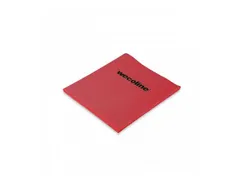 Microvezeldoek Nonwoven 38x37cm Rood, pak 5 stuks