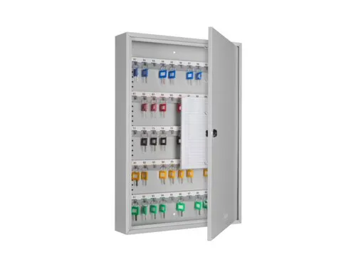 Sleutelkast Hxbxd 550X380X80Mm 100Haakjes 1Deur Ral7035