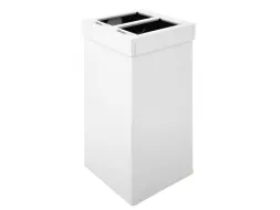 Design Afvalbak Carro Mix 2 x 52.5 Liter Wit