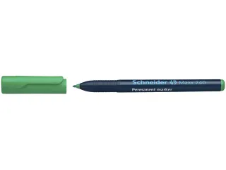 Marker Schneider Maxx 240 permanent ronde punt groen - 3