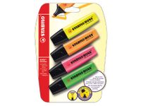 Markeerstift Stabilo Boss Assorti 4Stuks Op Blister