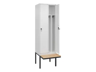locker voor scheiding van kleding,HxBxD 2120x600x815mm,2vak - 2