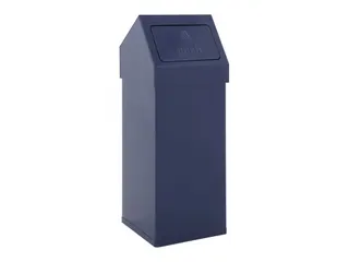 Carro-Push Afvalbak 55 Liter Blauw - 1