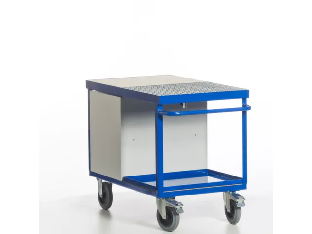 chariot-armoire,force 600kg,2plateau(x),plateau Lxl 1150x700mm