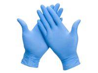 Handschoen Comfort nitril maat L blauw poedervrij 100 stuks