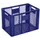 Euronorm Stapelkrat Pe 410x600x400mm 83liter Open Blauw
