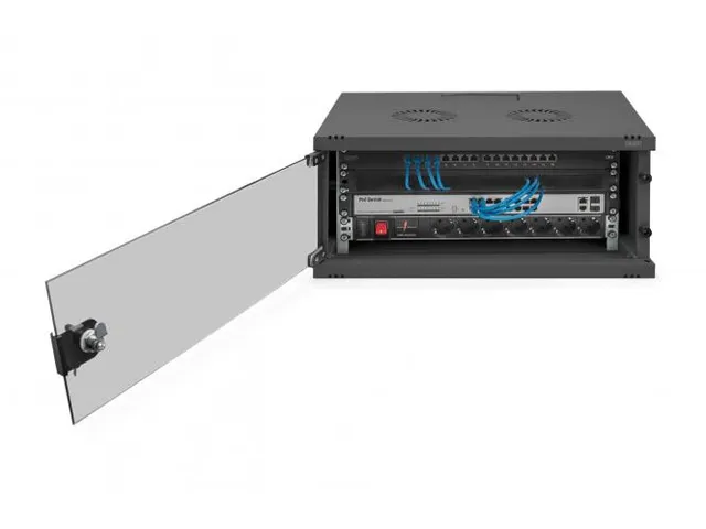 Netwerkkast Ongemonteerd 4U 60kg 483mm 19'' 241x540x400mm Zwart