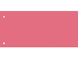 Scheidingsstrook Qbasic 225x120mm 50 stuks roze