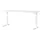In hoogte verstelbaar bureau,HxBxD 680-910x1600x800mm,blad wit