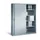 schuifdeurkast,RAL 7035,HxBxD 1950x1600x500mm,8xStalen bodem,5 OH