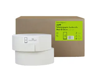 Toiletpapier Midi Jumborollen 6 Rol 100% recycled 100% co2 Neutraal - 1