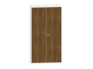kantoorkast,HxBxD 1920x1000x430mm,decor romp wit,decor front noten - 1