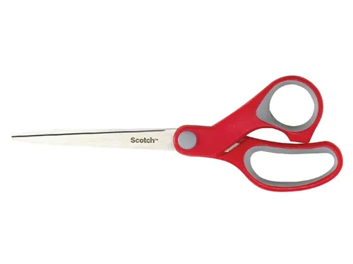 Schaar Scotch 18cm comfort rood blister