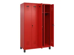 locker voor scheiding van kleding,HxBxD 1950x1200x500mm,4vak