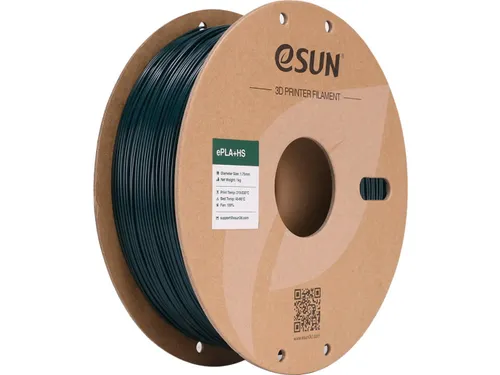 eSUN 3D printer Filament ePLA+HS 1,75mm Donker Groen 1kg