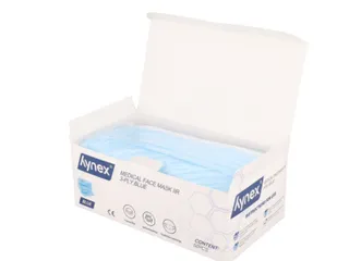 Mondmasker Hynex IIR 3-laags 50 stuks blauw - 1