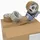 Handmatige tape 28µ bruin 75mmx100m lijm Hotmelt 24 Rol